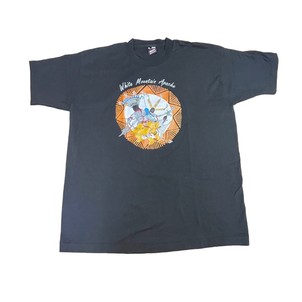 Vintage White Mountain Apache Edgar Perry T Shirt XL Native American Tee 90s